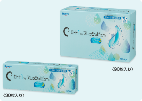 毎日交換で清潔な1日使い捨てタイプ