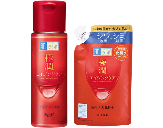 肌ラボ® 極潤®薬用ハリ化粧水（エイジングケア※１ローション）