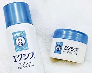 女性のための水虫治療薬／メンソレータム エクシブ シリーズ