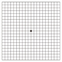 老年黄斑变性自我检查