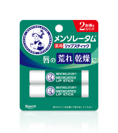 リップケア MENTHOLATUM MEDCATED STICK Mentholatum Deep Moist Medicated Menthol Lip Stick Balm 4.5g