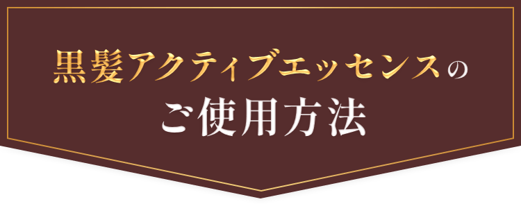 黒髪アクティブエッセンス | ロート製薬: 商品情報サイト