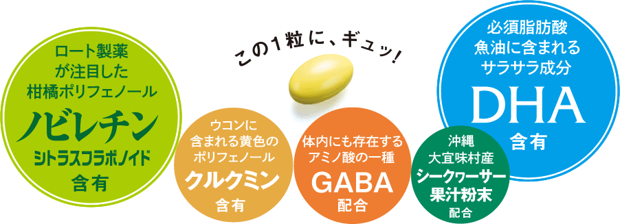 ノビレチン・DHA・クルクミン・GABA・沖縄大宜味村産シークヮーサー果汁粉末